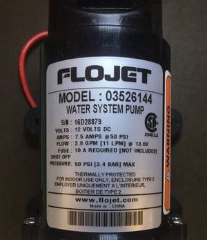 Flojet-Water-Pump-03526144 12 Volt