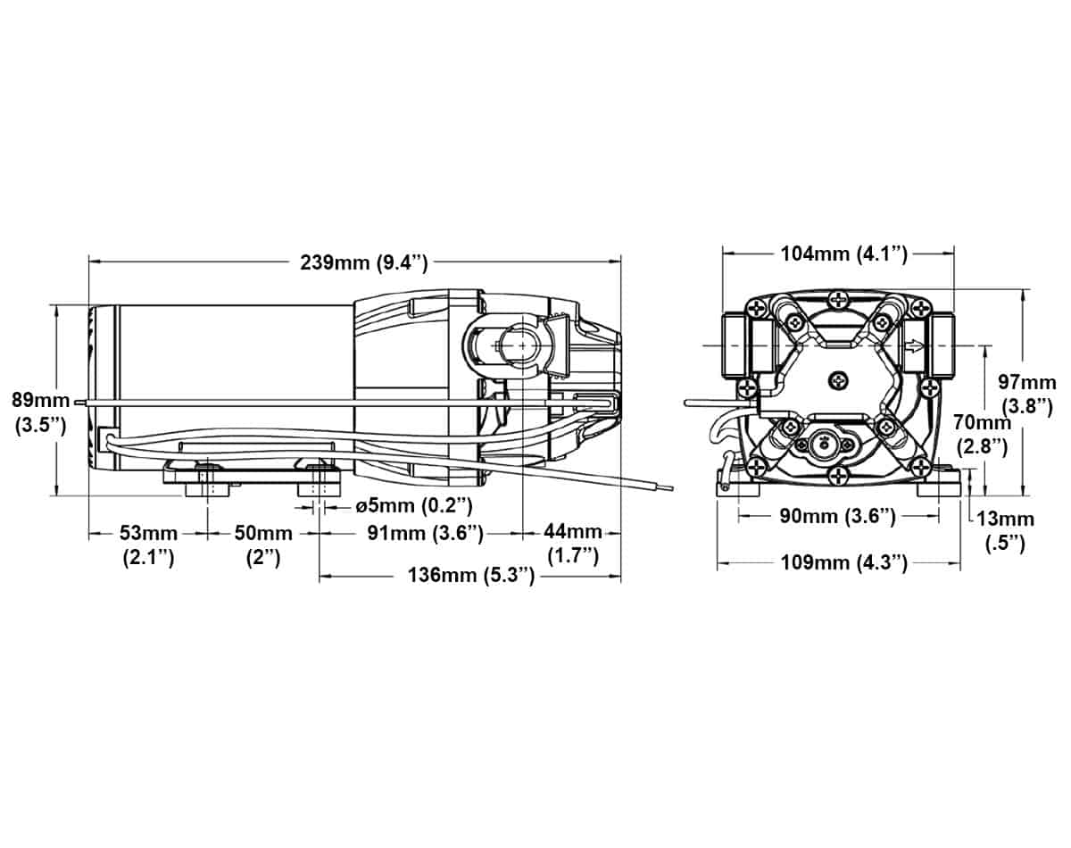 新品） Jabsco PAR-Max Bilge Shower Drain Pump 12V フィッシングツール