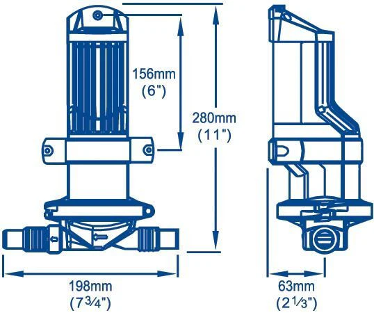 Whale Gulper 320 & IC Dimensions