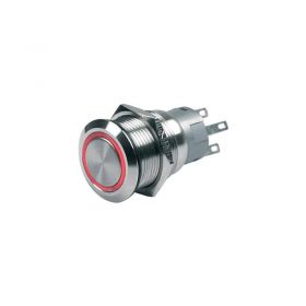 C-Zone Switch Push Butont Momentary Red
