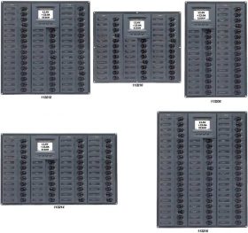 113214 BEP 'Millennium' Circuit Breaker Panels - with Digital Meters 44 Circuits 12V 463x285mm