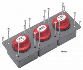 113581 BEP Mount Plate Battery Switch Small Single