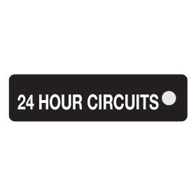 113740 BEP Nameplates for Circuit Identification - Set 17 - 43x10mm