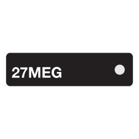 113741 BEP Nameplates for Circuit Identification - Set 18 - 43x10mm