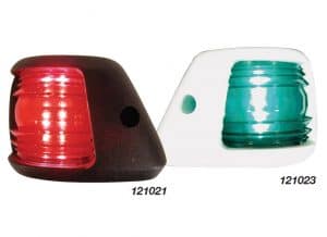 Navigation Lights Port & Starboard Compact Side Mount White 12 Volt Led