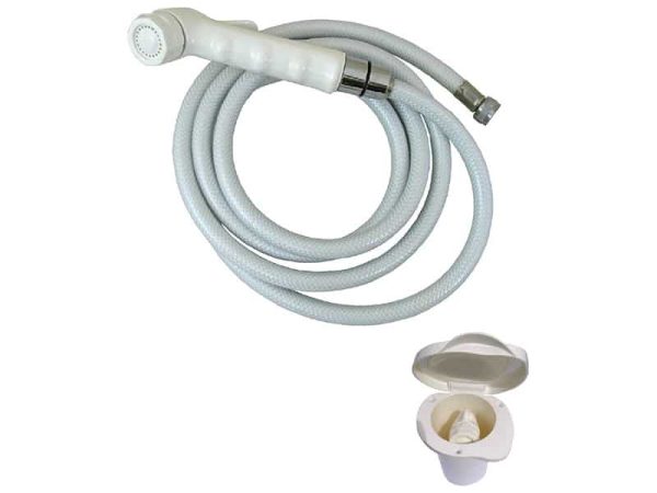 134312 Compact Shower Kit Includes Head Hose & Housing