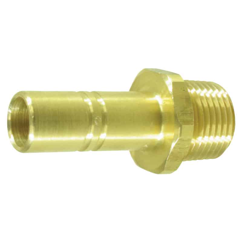 Hose Tail Brass 1/2 Npt-Sys 15 Wx1524B