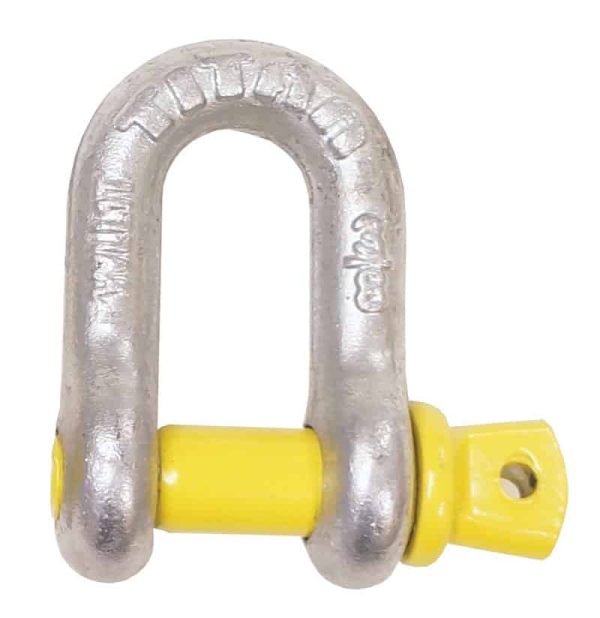 Shackle Dee Galv Rated 6mm