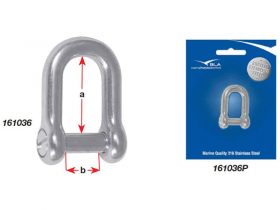 Shackle Dee Csk Pin G316 S/S 4mm