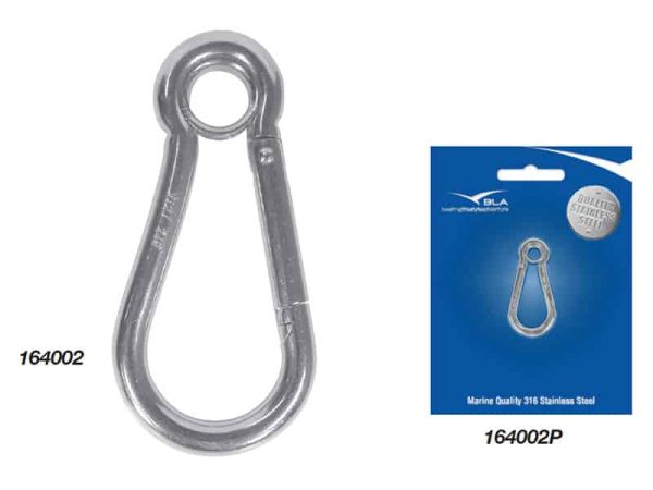 Hook Snap G316 S/S 50mm X 5mm