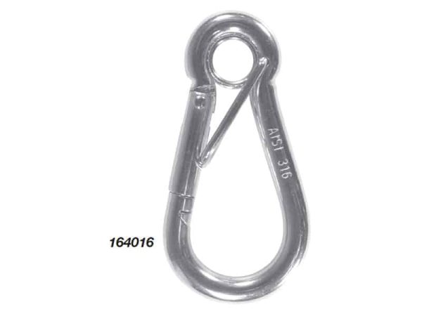 Hook Snap G316 S/S Safety 80mm X 8mm