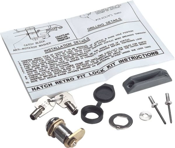 172160 Lewmar Retro-Fit Lock and Key Kit