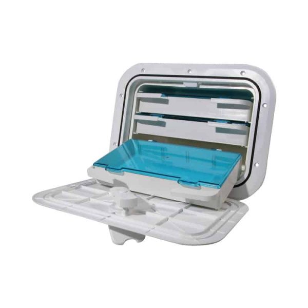 173089 Tackle Storage Boxes - Three Drawer Full Lid 386X286mm