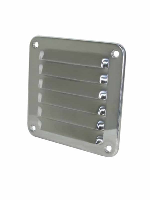 Vent Louvre S/S Rolled Edge 122X127mm