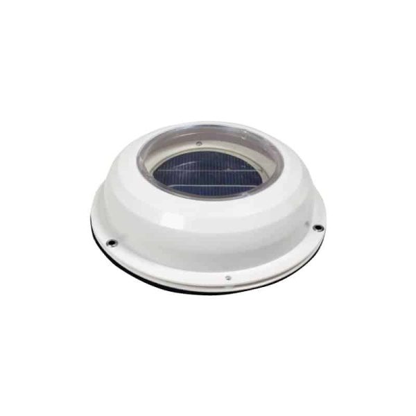 Vent Solar Power White Abs 90mm Id