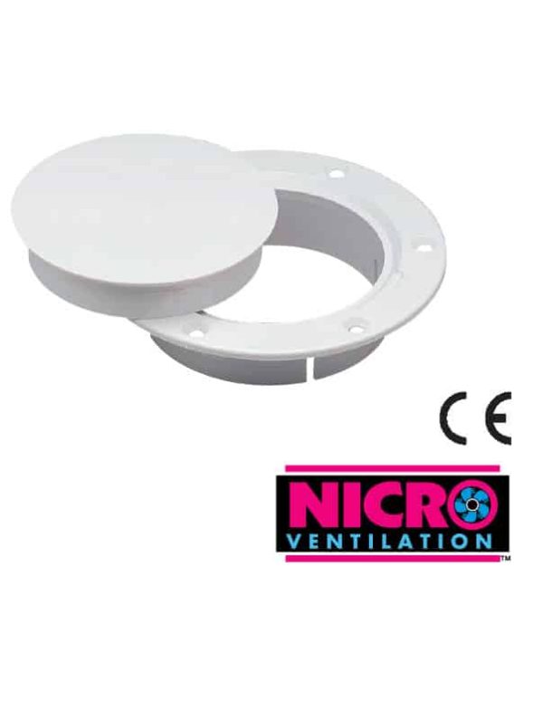 Deck Plate Snap-In Lid 100mm Id