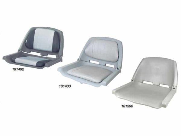 Seat Crew Moulded No Pads Grey