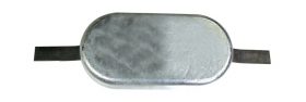 Martyr Anode Oval With Strap 305X150X32mm