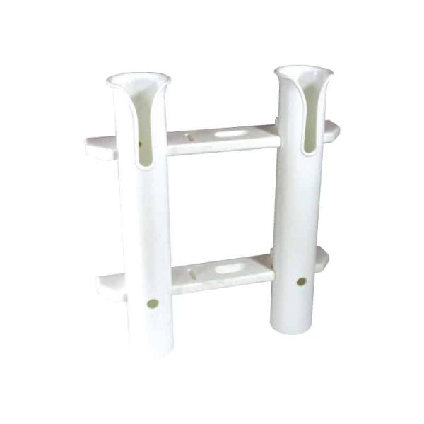 Rod & Knife Holder White Plastic 6 Rods