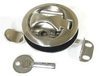 193122 Marine Town Flush Catches - Cast Stainless Steel with lock 60mm