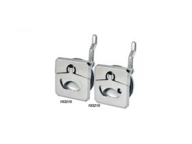 193219 Marine Town Lift Ring Latches - Square Stainless Steel with Lock 65mm