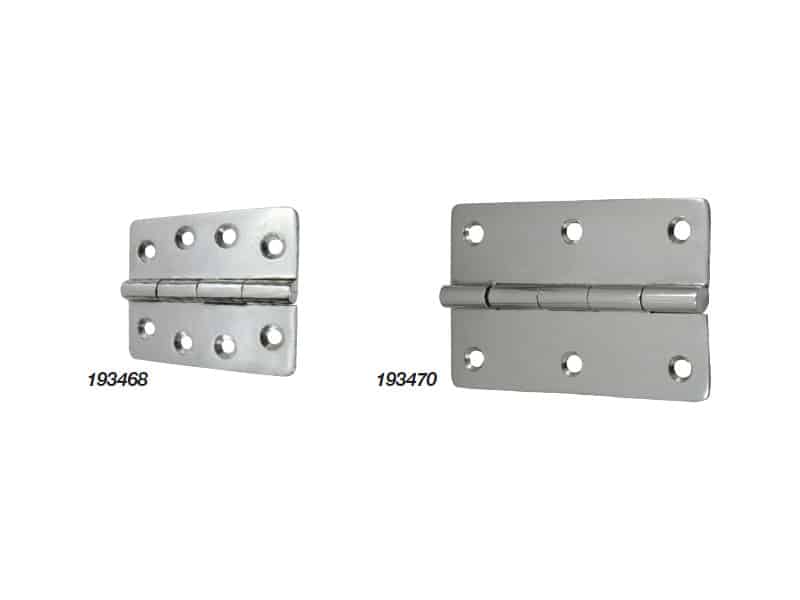 193468 Non Mortise Butt Hinge - Stainless Steel 101X82x11mm