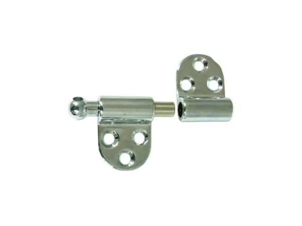 193657 Hinge - Chrome Plated Separating Brass 70X63x13mm