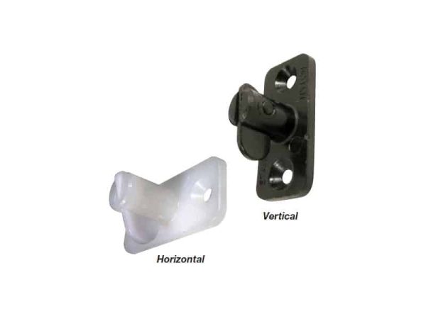 195309 Stayput Fastener Vertical Double Black Pack Of 25