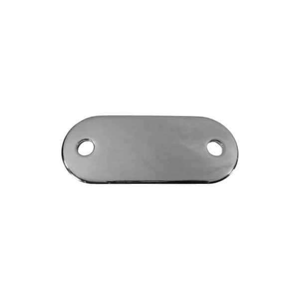 196114 Marine Town Weld On Rail Oval Base Stainless Steel 76x31mm