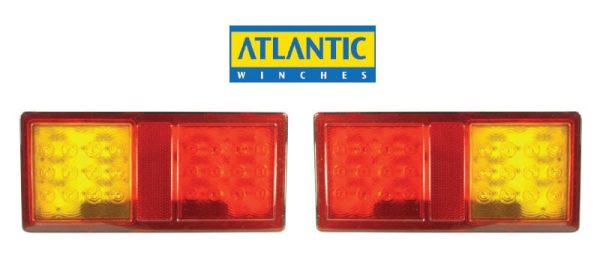 214021 Atlantic LED Trailer Lights - Submersible Waterproof Pair