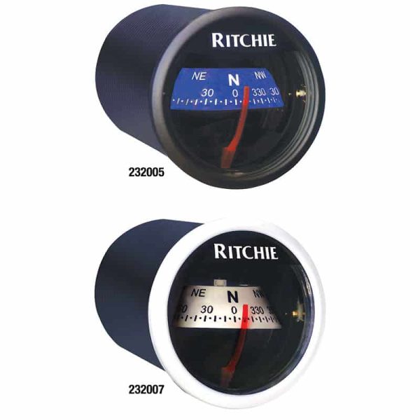 232007 Ritchie Compass - Sport Dash Mount White X-21WW