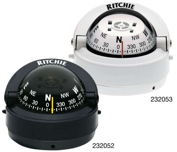 232053 Ritchie Compass - Explorer Surface Mount White S-53W