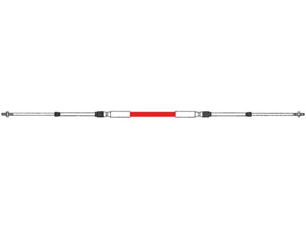 307603 Seastar CC330 Mid Range Control Cable 3Ft - Red