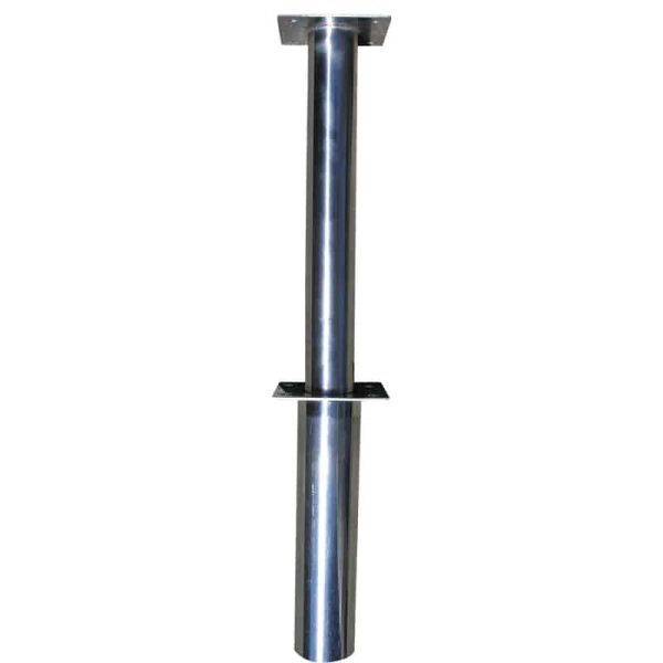 394970 Marine Town® Bait Board Post and Holder - Stainless Steel Post & Holder Straight