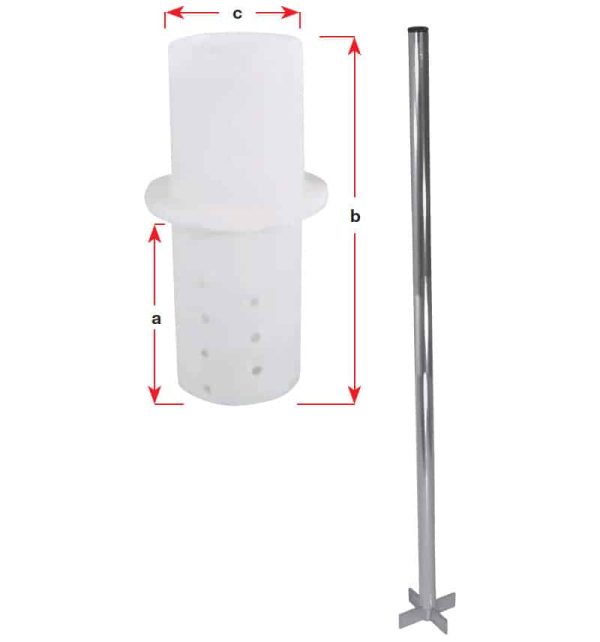395050 Sant Marine Berley Buckets - Marlin Board Mount Small