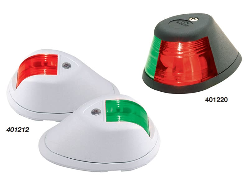 401222 Perko Navigation Lights - Compact Low/Profile Bi-colour White