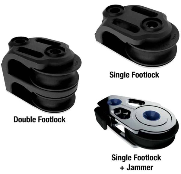 420572 Lewmar Footblocks - Control & Synchro Single Footblock 40mm