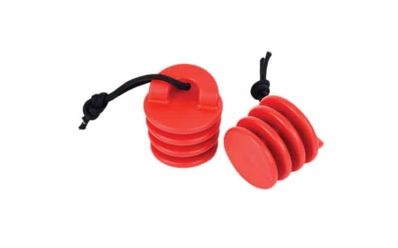 Scupper Stoppers Large Pair Red