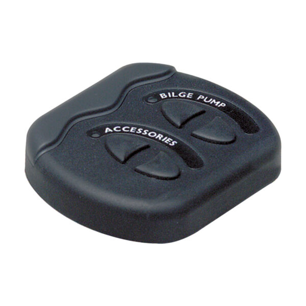 BEP Contour Generation 2 Splash Proof Switch Panels - Black - Gang 2