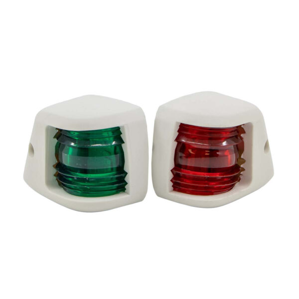 Navigation Lights Port & Starboard Compact Side Mount White 12 Volt Led