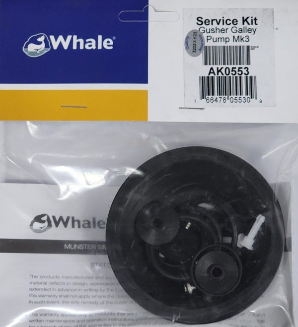 Whale Gusher Galley PUmp MK3 Service Kit AK0553