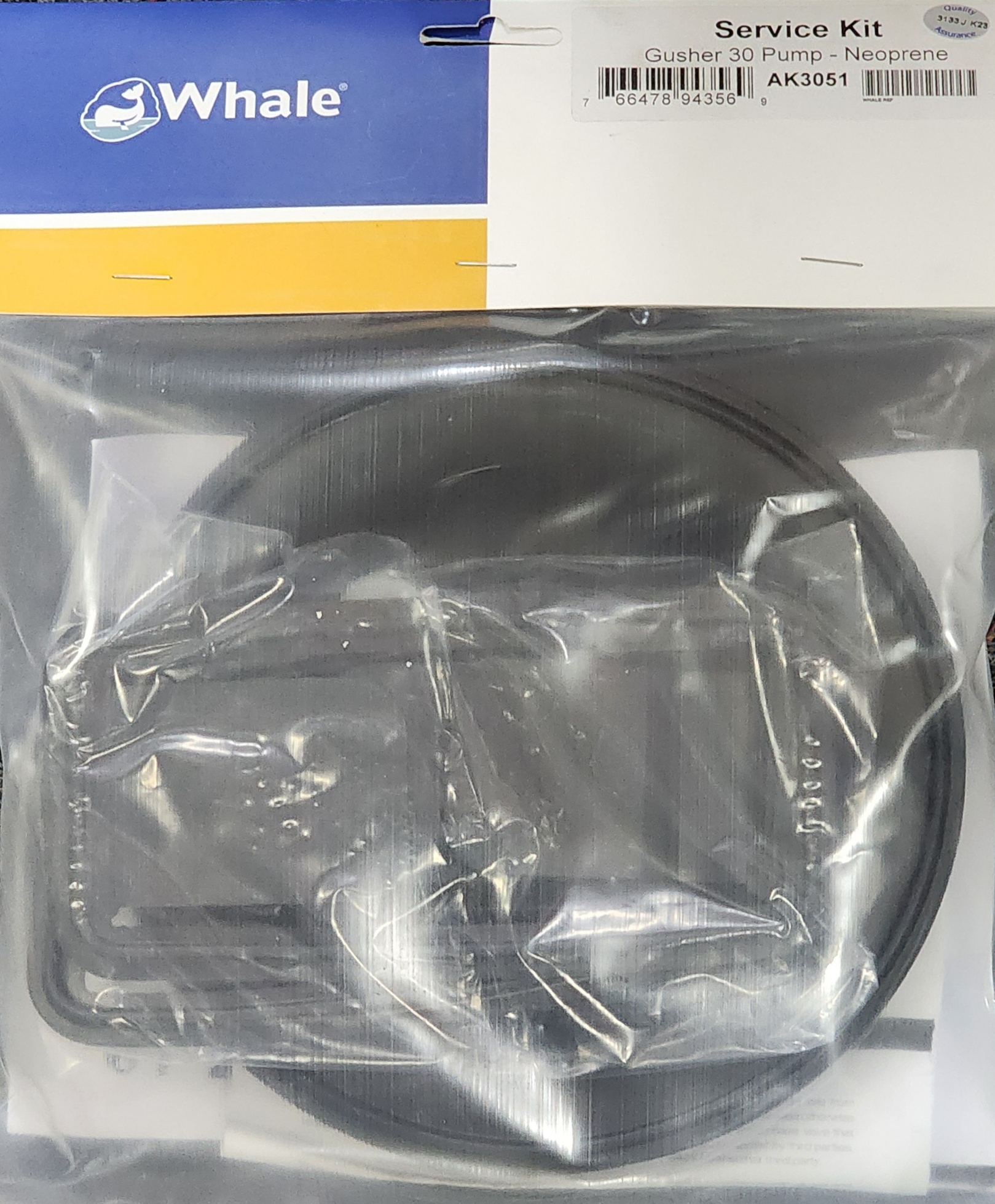 Whale Gusher 30 Service Kit