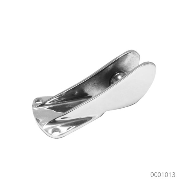 Bow Roller Chrome Plated Brass No Pin 140mm x 71mm