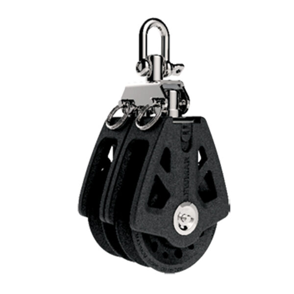 Lewmar Block - Synchro Double 60mm 29926002BK