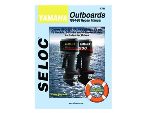 Seloc Manual - Yamaha Outboards, 1-4 Cyl., V4 & V6, 2 & 4 Stroke