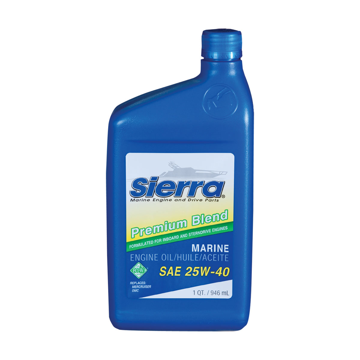 S18-9400-2 Sierra Engine Oil 25W-40 Stern Drv 946Ml (1Qt)