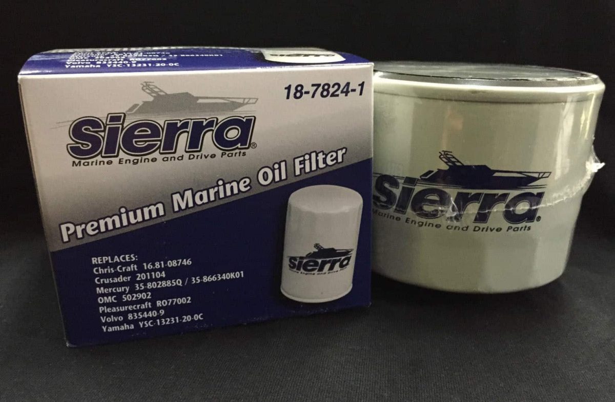 SIERRA OIL FILTER S18-7824 Mercruiser 35-866340K01 Volvo 835440 35-802885Q 2