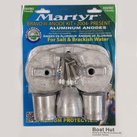 New Martyr Bravo 3 Aluminum Anode Kit CMBRAVO3KITA 2004- pres Mercury Mercruiser