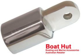 Boat Canopy Fitting BOW END Fits Tube OD 20mm 316 Stainless Steel 60X25mm