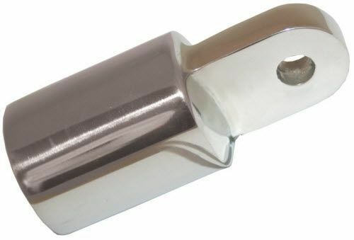 Boat Canopy Fitting BOW END Fits Tube OD 22 MM 316 Stainless Steel 60X29mm